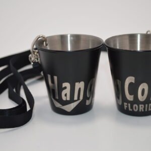 Stainless Steel Shot Glass with Lanyard