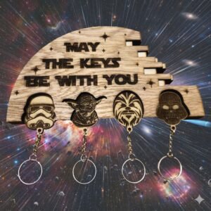 "May The Keys Be With You" – Death Star Multi-Layer Keychain Holder