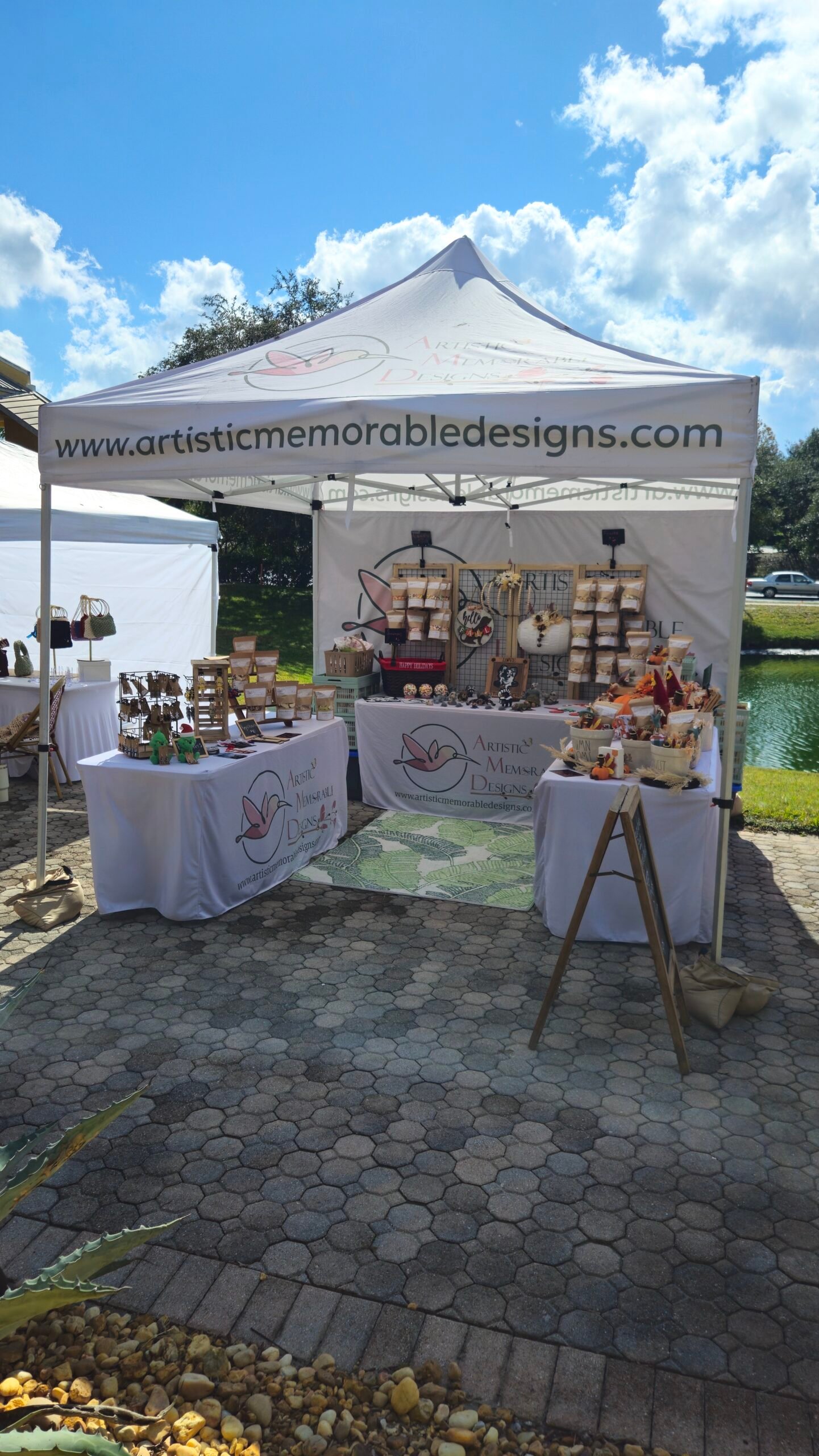 Artistic Memorable Designs market or event