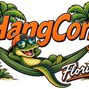 HangCon Florida 2027 Official Event T-Shirts (Pre Order) 26 HangCon 2027 T Shirt Design happy Gator 1
